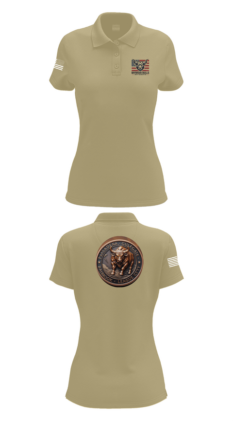 Womens Short Sleeve Performance Polo, Baybrook Army Recruiting Company, , Teamtime, Team time, sublimation, custom sports apparel, team uniforms, spirit wear, spiritwear, sports uniforms, custom shirts, team store, custom team store, fundraiser sports, apparel fundraiser