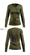 Rochester-Olmsted County SWAT Women's Long Sleeve V-neck Shirt - 101