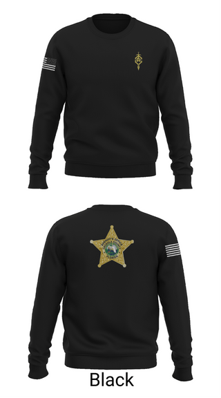 Crew Neck Sweatshirt, Osceola County Sheriff's Office, Police, Teamtime, Team time, sublimation, custom sports apparel, team uniforms, spirit wear, spiritwear, sports uniforms, custom shirts, team store, custom team store, fundraiser sports, apparel fundraiser