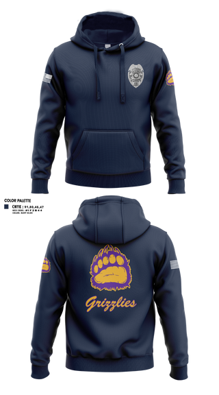 Hoodie, Fowler Police Department, Police, Teamtime, Team time, sublimation, custom sports apparel, team uniforms, spirit wear, spiritwear, sports uniforms, custom shirts, team store, custom team store, fundraiser sports, apparel fundraiser