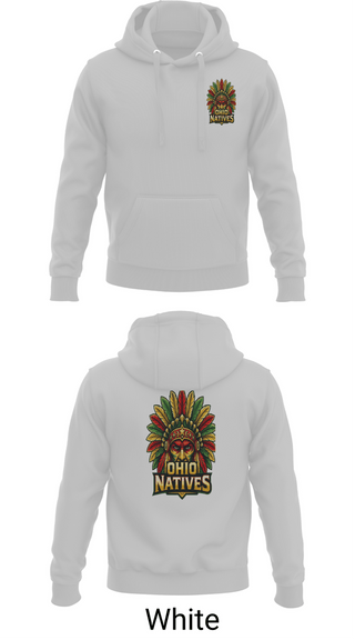 Hoodie, The Ohio Natives, Baseball, Teamtime, Team time, sublimation, custom sports apparel, team uniforms, spirit wear, spiritwear, sports uniforms, custom shirts, team store, custom team store, fundraiser sports, apparel fundraiser