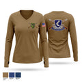 3/485th IN BN VIPERS Women's Long Sleeve V-neck Shirt - 1