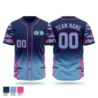 Full Button Baseball Jersey, GBG, Baseball, Teamtime, Team time, sublimation, custom sports apparel, team uniforms, spirit wear, spiritwear, sports uniforms, custom shirts, team store, custom team store, fundraiser sports, apparel fundraiser