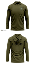 Laurel county sheriffs office Long Sleeve hooded sunshirt - 11