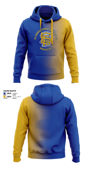 Hoodie, St Francis Borgia High School Wrestling, Wrestling, Teamtime, Team time, sublimation, custom sports apparel, team uniforms, spirit wear, spiritwear, sports uniforms, custom shirts, team store, custom team store, fundraiser sports, apparel fundraiser