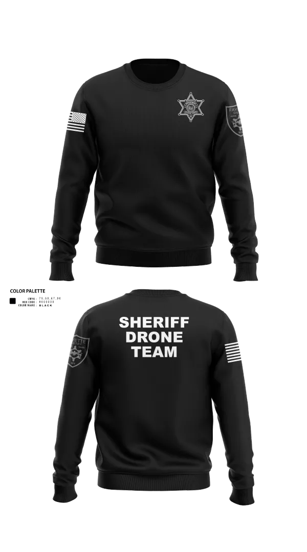 Crew Neck Sweatshirt, Fayette County Sheriff WV, Police, Teamtime, Team time, sublimation, custom sports apparel, team uniforms, spirit wear, spiritwear, sports uniforms, custom shirts, team store, custom team store, fundraiser sports, apparel fundraiser