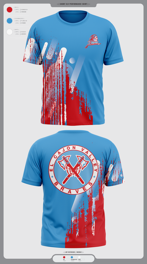 Old School Cotton Feel Shirt, El Cajon Valley High School Cheer, Cheer, Teamtime, Team time, sublimation, custom sports apparel, team uniforms, spirit wear, spiritwear, sports uniforms, custom shirts, team store, custom team store, fundraiser sports, apparel fundraiser