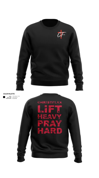 Crew Neck Sweatshirt, CHRISTFLEX, Spirit Store, Teamtime, Team time, sublimation, custom sports apparel, team uniforms, spirit wear, spiritwear, sports uniforms, custom shirts, team store, custom team store, fundraiser sports, apparel fundraiser