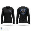 Gang Intel Women's Long Sleeve V-neck Shirt - 1