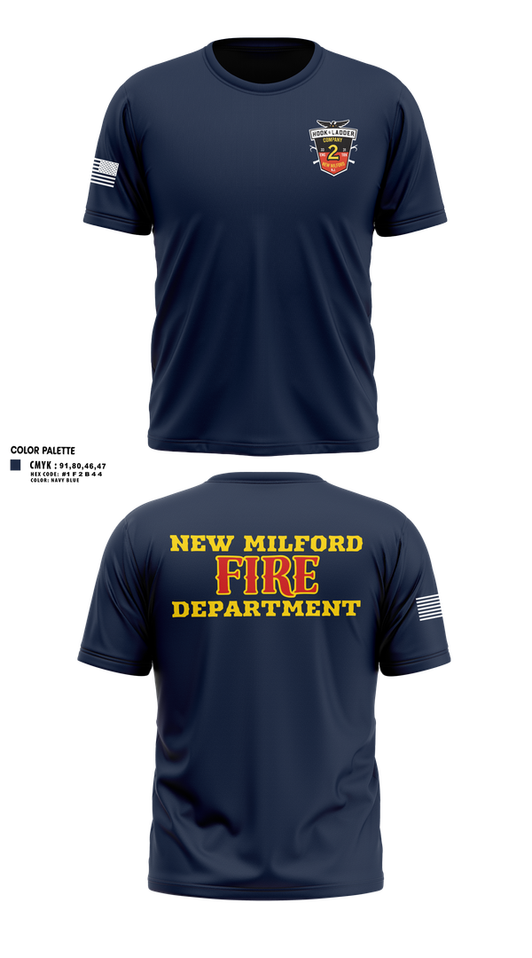 Old School Cotton Feel Shirt, New Milford Fire department, Fire Department, Teamtime, Team time, sublimation, custom sports apparel, team uniforms, spirit wear, spiritwear, sports uniforms, custom shirts, team store, custom team store, fundraiser sports, apparel fundraiser