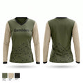 Gamblers Women's Long Sleeve V-neck Shirt - 1