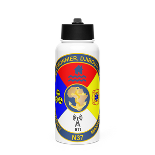 CLDJ N37 93741112 Stainless Steel Water Bottle with a Straw Lid