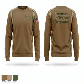 Crew Neck Sweatshirt, Thomas Jefferson Division, Navy, Teamtime, Team time, sublimation, custom sports apparel, team uniforms, spirit wear, spiritwear, sports uniforms, custom shirts, team store, custom team store, fundraiser sports, apparel fundraiser