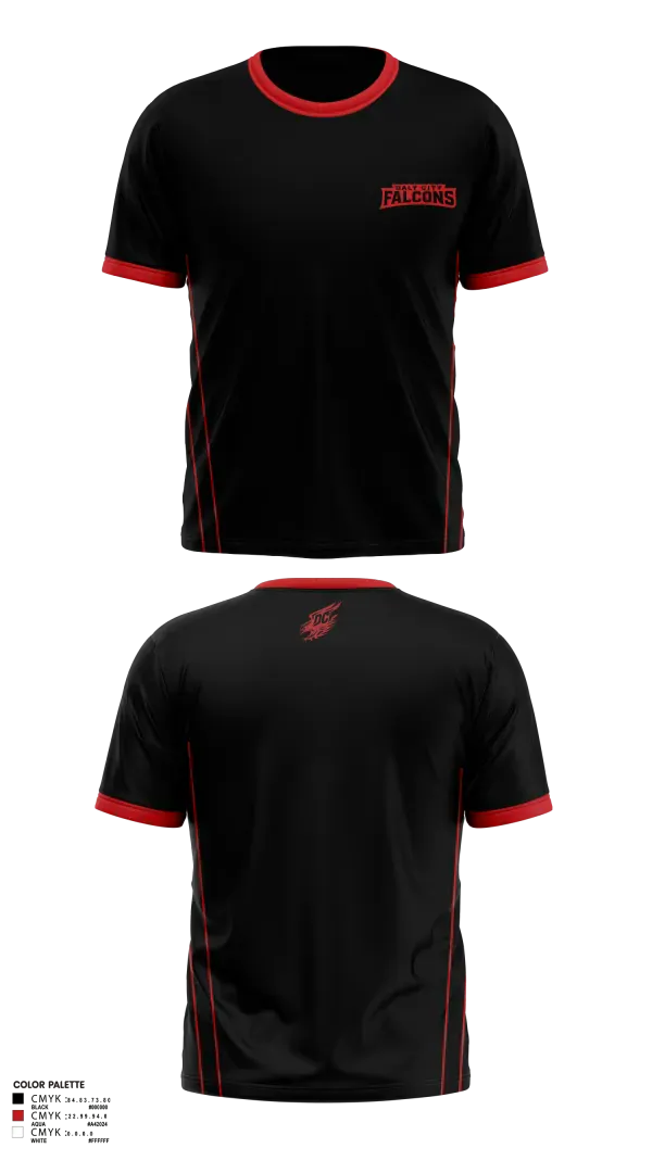 Short Sleeve Performance Shirt, DALY CITY FALCONS, Men's Basketball, Teamtime, Team time, sublimation, custom sports apparel, team uniforms, spirit wear, spiritwear, sports uniforms, custom shirts, team store, custom team store, fundraiser sports, apparel fundraiser