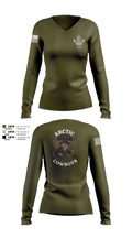 301 76362745 Women's Long Sleeve V-neck Shirt - 6