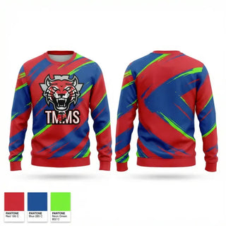 Crew Neck Sweatshirt, Yau, , Teamtime, Team time, sublimation, custom sports apparel, team uniforms, spirit wear, spiritwear, sports uniforms, custom shirts, team store, custom team store, fundraiser sports, apparel fundraiser
