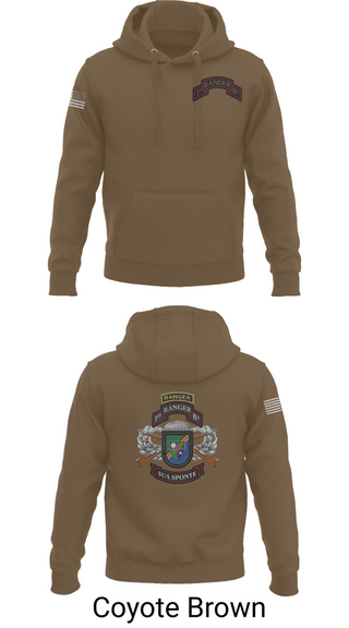Hoodie, 1/75 Ranger Battalion, Army, Teamtime, Team time, sublimation, custom sports apparel, team uniforms, spirit wear, spiritwear, sports uniforms, custom shirts, team store, custom team store, fundraiser sports, apparel fundraiser