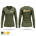 Bankrupt Women's Long Sleeve V-neck Shirt - 1