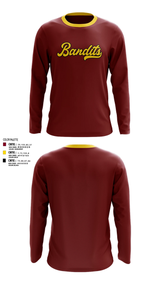 Long Sleeve Performance Shirt, Barren Bandits, Softball, Teamtime, Team time, sublimation, custom sports apparel, team uniforms, spirit wear, spiritwear, sports uniforms, custom shirts, team store, custom team store, fundraiser sports, apparel fundraiser