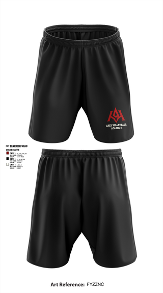 Athletic Shorts With Pockets, Ares Volleyball Academy, Women's Volleyball, Teamtime, Team time, sublimation, custom sports apparel, team uniforms, spirit wear, spiritwear, sports uniforms, custom shirts, team store, custom team store, fundraiser sports, apparel fundraiser