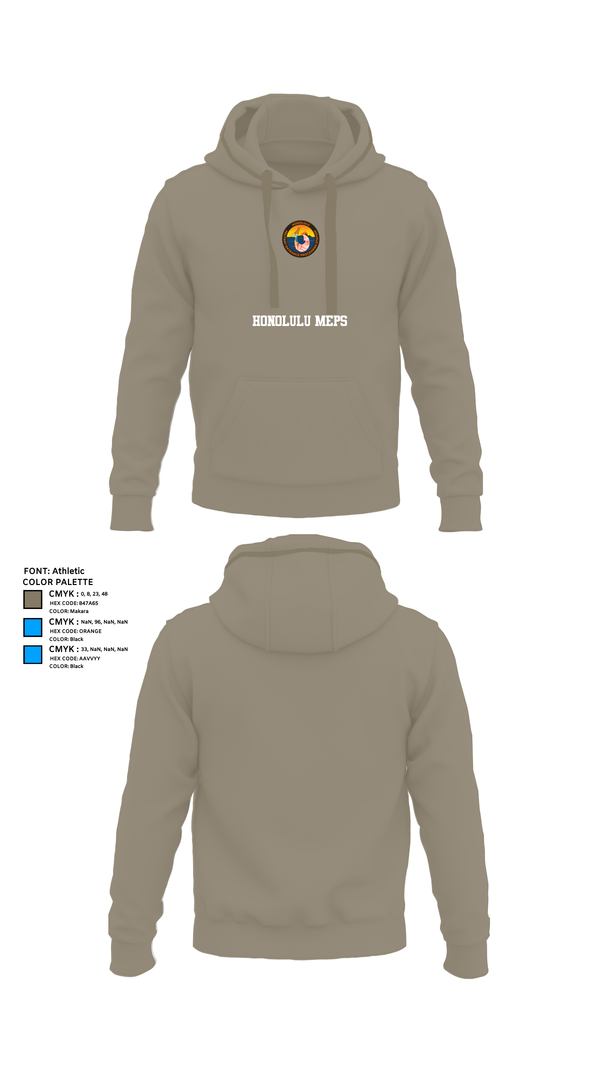 Hoodie, Honolulu MEPS, Navy, Teamtime, Team time, sublimation, custom sports apparel, team uniforms, spirit wear, spiritwear, sports uniforms, custom shirts, team store, custom team store, fundraiser sports, apparel fundraiser