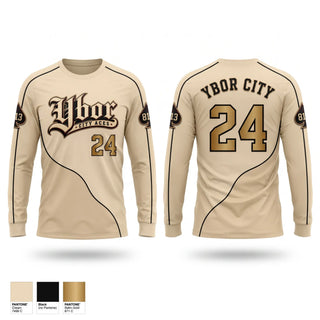 Long Sleeve Performance Shirt, Ybor City Aces, Baseball, Teamtime, Team time, sublimation, custom sports apparel, team uniforms, spirit wear, spiritwear, sports uniforms, custom shirts, team store, custom team store, fundraiser sports, apparel fundraiser