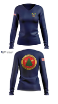 CALFIRE Rainbow Fire Center Women's Long Sleeve V-neck Shirt - 13