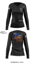 South Carolina Police K9 Association 6197242 Women's Long Sleeve V-neck Shirt - 6