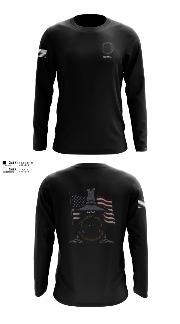 Long Sleeve Performance Shirt, 117th Intel Squadron, Air Force, Teamtime, Team time, sublimation, custom sports apparel, team uniforms, spirit wear, spiritwear, sports uniforms, custom shirts, team store, custom team store, fundraiser sports, apparel fundraiser
