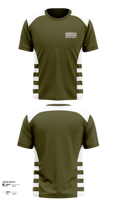 Georgia hurricanes 51032724 Short Sleeve Performance Shirt - 1