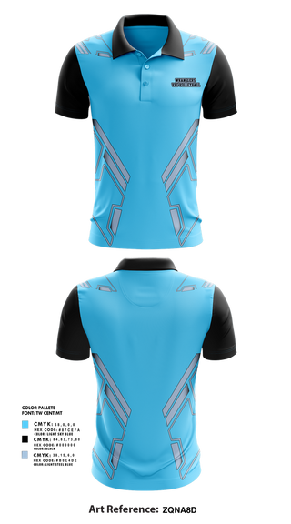Short Sleeve Performance Polo, Wranglers VBC, Women's Volleyball, Teamtime, Team time, sublimation, custom sports apparel, team uniforms, spirit wear, spiritwear, sports uniforms, custom shirts, team store, custom team store, fundraiser sports, apparel fundraiser