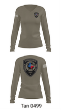 Motorcycle unit 20809616 Women's Long Sleeve V-neck Shirt - 11