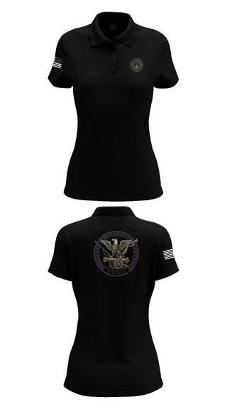 Womens Short Sleeve Performance Polo, Military Funeral Honors, , Teamtime, Team time, sublimation, custom sports apparel, team uniforms, spirit wear, spiritwear, sports uniforms, custom shirts, team store, custom team store, fundraiser sports, apparel fundraiser