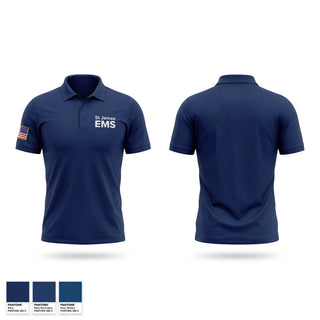 Short Sleeve Performance Polo, St. James EMS, EMS/EMT, Teamtime, Team time, sublimation, custom sports apparel, team uniforms, spirit wear, spiritwear, sports uniforms, custom shirts, team store, custom team store, fundraiser sports, apparel fundraiser