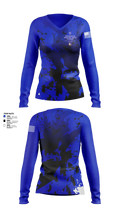 Mansfield Martial Arts Center Women's Long Sleeve V-neck Shirt - 16