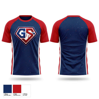 Short Sleeve Performance Shirt, G.S. Sports Performance Academy, , Teamtime, Team time, sublimation, custom sports apparel, team uniforms, spirit wear, spiritwear, sports uniforms, custom shirts, team store, custom team store, fundraiser sports, apparel fundraiser