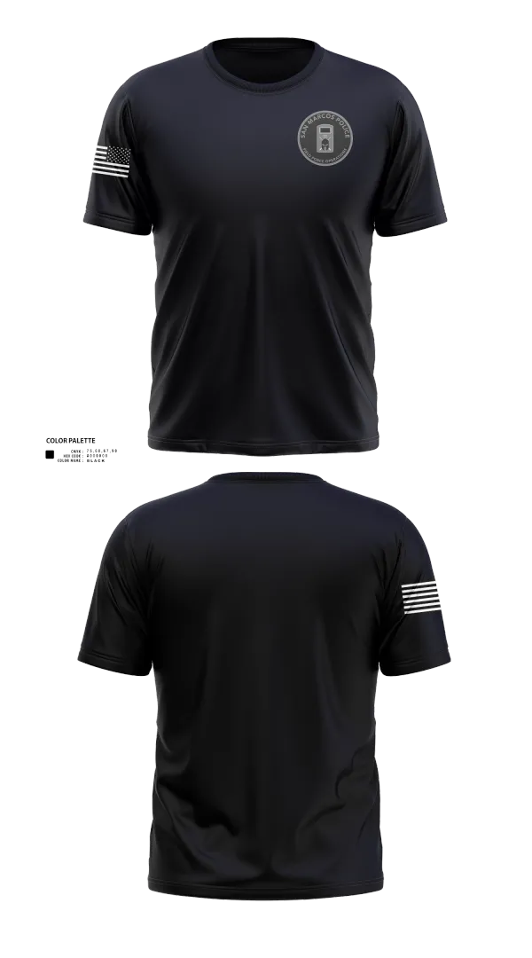 Short Sleeve Performance Shirt, San marcos police - field force, Police, Teamtime, Team time, sublimation, custom sports apparel, team uniforms, spirit wear, spiritwear, sports uniforms, custom shirts, team store, custom team store, fundraiser sports, apparel fundraiser