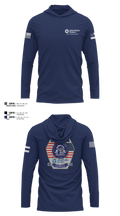GMR Georgia Honor Guard 55401416 Long Sleeve hooded sunshirt - 9