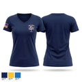 Millport Fire Department Women's Short Sleeve V-neck Shirt - 1