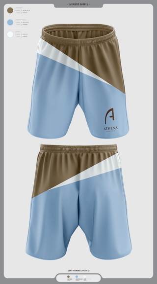 Athletic Shorts With Pockets, Athena Gun Club, , Teamtime, Team time, sublimation, custom sports apparel, team uniforms, spirit wear, spiritwear, sports uniforms, custom shirts, team store, custom team store, fundraiser sports, apparel fundraiser