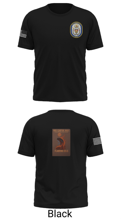Uss Carter Hall 96042318 Short Sleeve Performance Shirt - 34