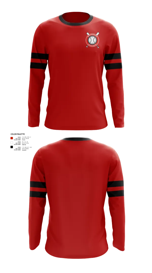 Long Sleeve Performance Shirt, Franklin base ball club, Baseball, Teamtime, Team time, sublimation, custom sports apparel, team uniforms, spirit wear, spiritwear, sports uniforms, custom shirts, team store, custom team store, fundraiser sports, apparel fundraiser