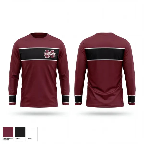 Long Sleeve Performance Shirt, Maud Cardinals, Baseball, Teamtime, Team time, sublimation, custom sports apparel, team uniforms, spirit wear, spiritwear, sports uniforms, custom shirts, team store, custom team store, fundraiser sports, apparel fundraiser