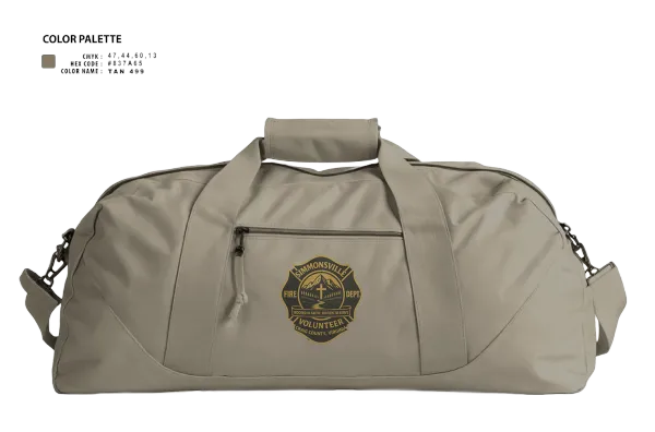 Duffle Bag, Simmonsville VFD, , Teamtime, Team time, sublimation, custom sports apparel, team uniforms, spirit wear, spiritwear, sports uniforms, custom shirts, team store, custom team store, fundraiser sports, apparel fundraiser
