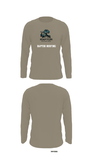 Long Sleeve Performance Shirt, Raptor Roofing, , Teamtime, Team time, sublimation, custom sports apparel, team uniforms, spirit wear, spiritwear, sports uniforms, custom shirts, team store, custom team store, fundraiser sports, apparel fundraiser