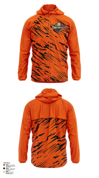 Windbreaker, TITANS UNITED FC, Men's Soccer, Teamtime, Team time, sublimation, custom sports apparel, team uniforms, spirit wear, spiritwear, sports uniforms, custom shirts, team store, custom team store, fundraiser sports, apparel fundraiser