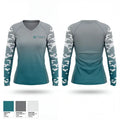 Optimum Beach 56808456 Women's Long Sleeve V-neck Shirt - 1