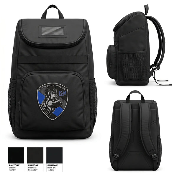 Gear Bag, Florence PD K9- Unit, Police, Teamtime, Team time, sublimation, custom sports apparel, team uniforms, spirit wear, spiritwear, sports uniforms, custom shirts, team store, custom team store, fundraiser sports, apparel fundraiser