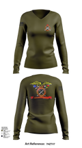 FMS #9 18239341 Women's Long Sleeve V-neck Shirt - 102