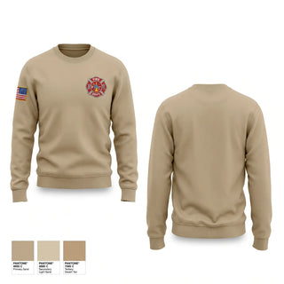 Crew Neck Sweatshirt, Simmesport Volunteer Fire Department, Fire Department, Teamtime, Team time, sublimation, custom sports apparel, team uniforms, spirit wear, spiritwear, sports uniforms, custom shirts, team store, custom team store, fundraiser sports, apparel fundraiser